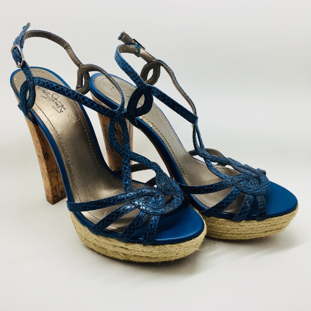 City Strats Blue Stiletto